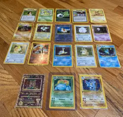 Pokemon Card LOT OF 18 Venusaur Machamp(Sealed) Chansey POKEMON CARD LOT - Image 1
