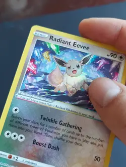 Radiant Eevee - SWSH230 SWSH: Sword & Shield Promo Cards Holo NM/LP - Image 2
