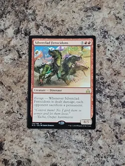 Silverclad Ferocidons - Rivals of Ixalan (RIX) NM Never Played - Image 1