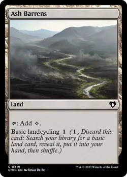 MTG Ash Barrens ** Commander Masters ** English - Image 1