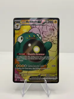 Pokemon TCG Full Art Ionos Bellibolt Ex Journey Together 172/159 NM - Image 1