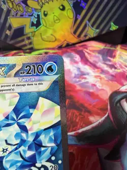 Pokemon Wellspring Mask Ogerpon ex 213/167 Twilight Masquerade Tera Holo Rare - Image 3