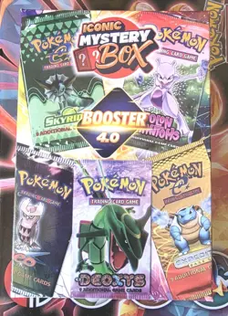 MYSTERY POKEMON BOOSTER 4.0 1in5 VINTAGE PACK & 1 VINTAGE PSA GRADED CARD - Image 1