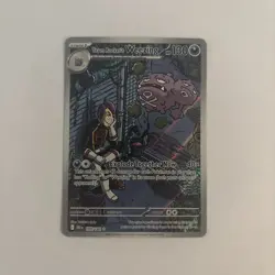 Pokemon Team Rocket's Weezing - 199/182 Illustration Rare Destined Rivals NM - Image 1