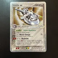Pokemon TCG Steelix EX 109/115 Unseen Forces Holo Card - Image 1