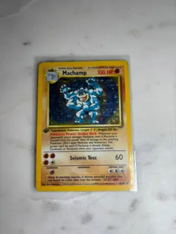 Pokemon Machamp 008/102 Deck Exclusives 1st Edition Holo Rare PSA 6 100HP - Image 1