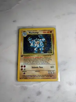 Pokemon Machamp 008/102 Deck Exclusives 1st Edition Holo Rare PSA 6 100HP - Image 2