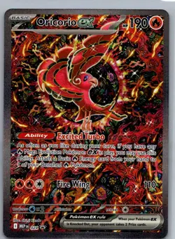 Oricorio ex 024 Promo Mega Evolutions Pokemon Near Mint - Image 1