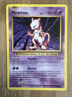 Pokemon TCG Mewtwo XY Evolutions 51/108 Regular Rare MP - Image 1