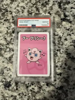 2019 POKEMON OLD MAID JIGGLYPUFF PSA 10 - Image 1