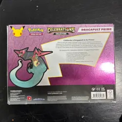 POKEMON CELEBRATIONS DRAGAPULT PRIME COLLECTION BOX – SEALED – 25TH ANNIVERSARY 820650809385 - Image 3