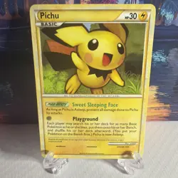 Pichu 28/123 – HeartGold & SoulSilver (Rare) - LP - 2010 Pokemon TCG - Image 1