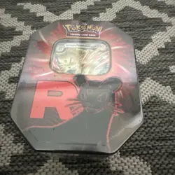 Pokemon TCG Destined Rivals Team Rocket Tin:Persian Ex Sealed - Image 1
