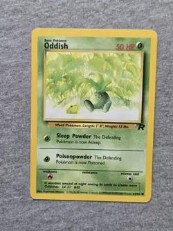 Pokemon TCG Oddish Team Rocket 63/82 Regular Unlimited Common WOTC. - Image 1