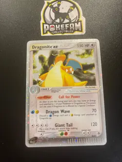 Dragonite ex 90/97 Holo Rare EX Dragon Pokemon Holo LP - Image 1