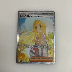 Pokemon TCG Lillie's Determination 184/132 Full Art Trainer Mega Evolutions - Image 1