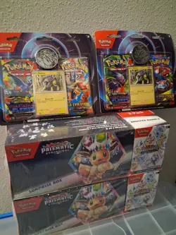 Pokemon Prismatic Evolutions Sams Club Exclusive Surprise Box Booster Bundle X2 - Image 2