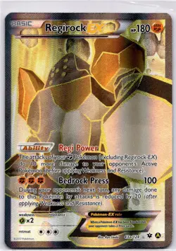 Pokemon Alternate Art Promos #043a/124 Regirock EX - Image 1