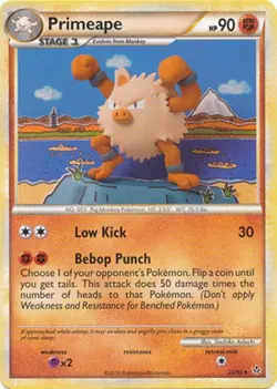 Primeape 22/95 HGSS Unleashed RARE PERFECT MINT! Pokemon - Image 1