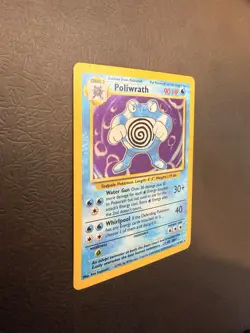 Poliwrath Holo Rare Pokemon TCG Base Set 13/102 - Image 2
