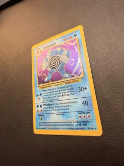 Poliwrath Holo Rare Pokemon TCG Base Set 13/102 - Image 3