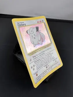 Pokemon TCG Clefairy 5/102 Holo Base Set Unlimited - Image 3