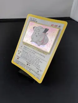 Pokemon TCG Clefairy 5/102 Holo Base Set Unlimited - Image 4