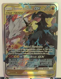 Reshiram & Zekrom GX 157/236 Pokemon SM - Cosmic Eclipse - Image 1