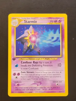 Starmie ~ 1st Edition Neo Revelation Pokemon TCG 25/64 Unlimited Rare ~ NM - Image 1
