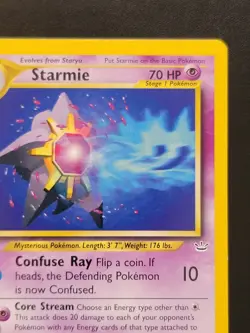 Starmie ~ 1st Edition Neo Revelation Pokemon TCG 25/64 Unlimited Rare ~ NM - Image 3