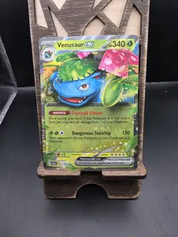 Pokemon TCG Venusaur EX 001/142 Stellar Crown Double Rare Holo NM - Image 1