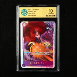 CCG 10 GemMint 2023 One Piece JPN Eustass Kid OP05-074 SR - Image 1
