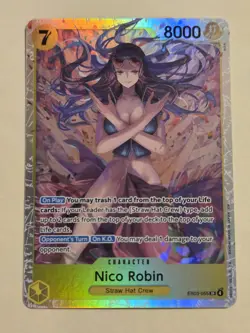 Nico Robin EB03-055 SR Super Rare Extra Booster Heroines One Piece English - Image 1