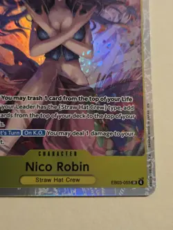 Nico Robin EB03-055 SR Super Rare Extra Booster Heroines One Piece English - Image 5