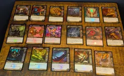 World of Warcraft TCG Foil Lot (17) – Molten Core & Onyxia – Early Sets - Image 1