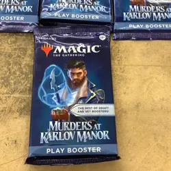 Magic The Gathering Murders At Karlov Manor Play Booster 11 Packs NEW 154 Cards - Image 2