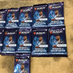 Magic The Gathering Murders At Karlov Manor Play Booster 11 Packs NEW 154 Cards - Image 4