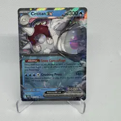 Pokemon TCG Cetitan EX Double Rare Card 65/182 Destined Rivals - Image 1
