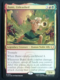 Bumi Unleashed Foil - TLA - Mtg Card #1Z0 - Image 1