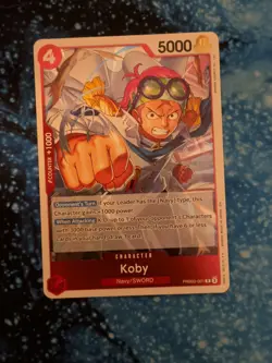 Koby Premium PRB02-001 One Piece TCG Card English - Image 1