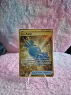 Pokemon TCG Rare Candy Scarlet & Violet Hyper Rare Card 256/198 - Image 1