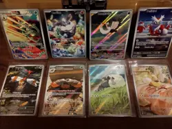 Lot Of 8 Pokemon Cards SIR Illustration Rare - Image 1