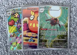*reserved* Pokemon TCG 3x Illustration Rare Card Bundle - Image 1