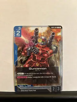 Gundam Card Game Guncannon GD01-004 R Single - Image 1