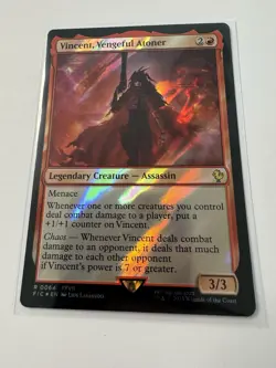 Vincent, Vengeful Atoner (Surge Foil)✅ Final Fantasy ✅ Magic The Gathering (mtg) - Image 1