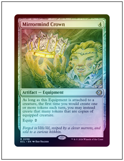 1x Mirrormind Crown, Foil, Lorwyn Eclipsed, Magic MTG NM - Image 1