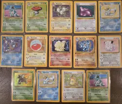 Lot of Vintage Pokemon Holos Base Set Jungle Fossil 1st Edition Gems - Image 1