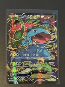 Pokemon Venasaur EX XY123 Black Star Promo LP - Image 1