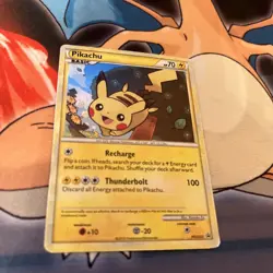 Pikachu HGSS03 Holo Bleed Swirl Pokemon TCG: 2010 HGSS Black Star Promo HP - Image 3
