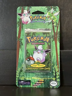 Pokemon Jungle Booster Pack Sealed 1999 Wigglytuff Artwork Wizards of the Coast - Image 1